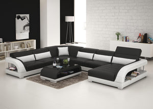 Modern Leather Sectional