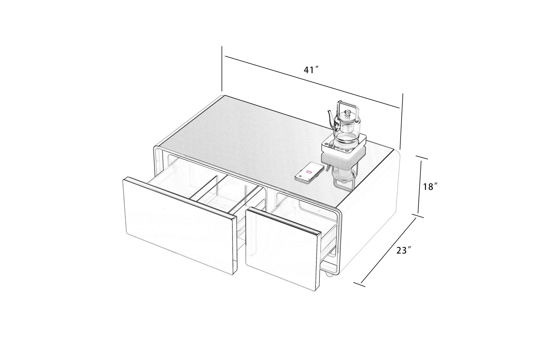 Steinfield Cyber Table Mini | Smart Coffee Table