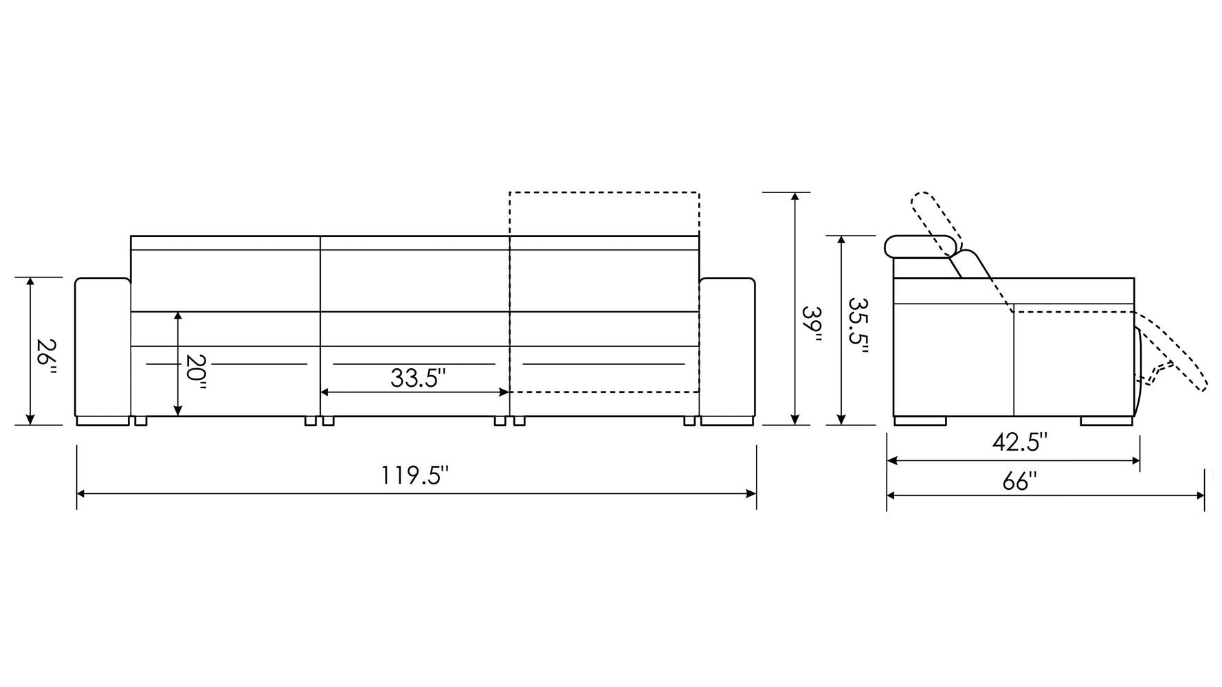 RECLINER SECTIONAL/SOFA,Jubilee furniture store Las Vegas-Modern furniture