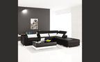 Erial Modern Leather Sectional