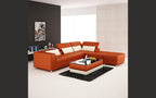 Erial Modern Leather Sectional
