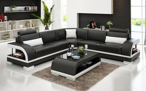 Nexso Modern Leather Sectional