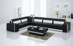 Silian Modern Leather Sectional