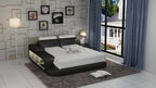 Modern Leather Bed