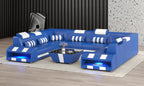 Cosmo XL U-Shape LED Sectional - Extra Large Party Couch for Big Spaces