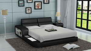 Modern Leather Bed