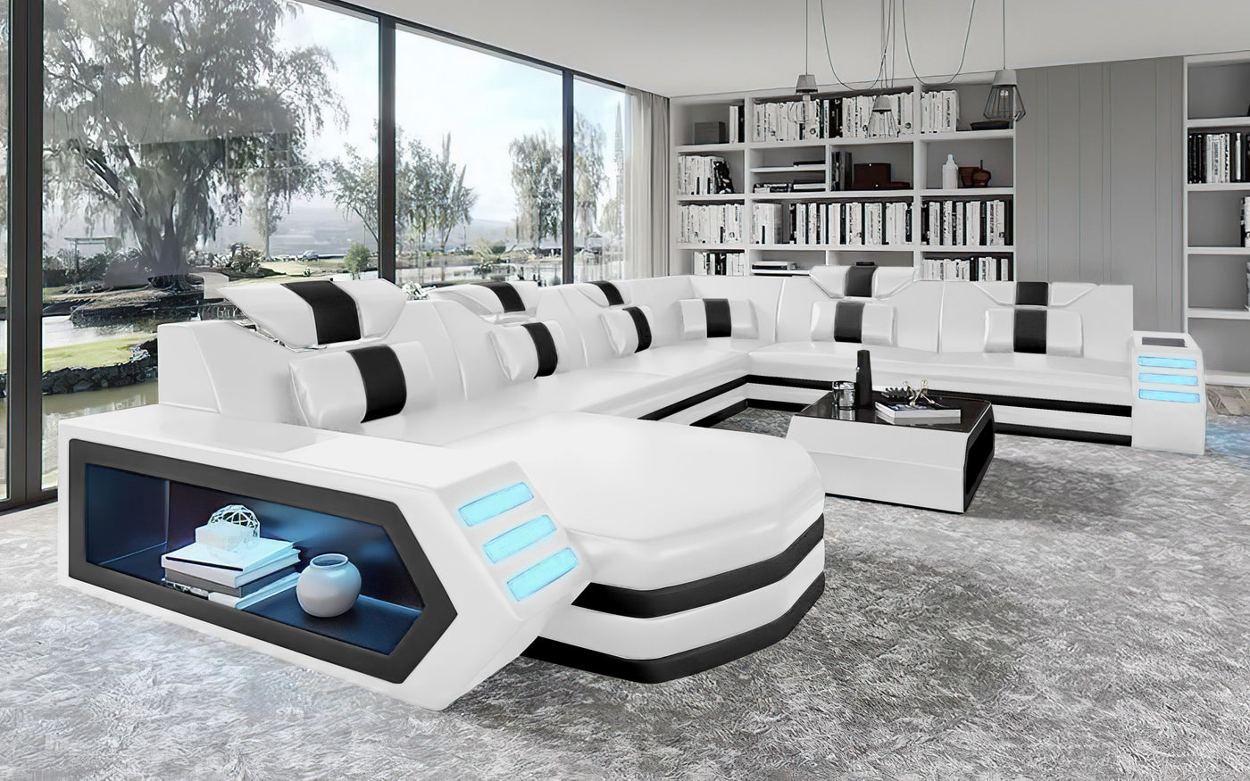 modern white sectional sofas