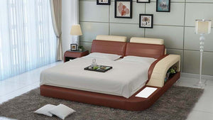 Las Vegas Modern Leather Bed