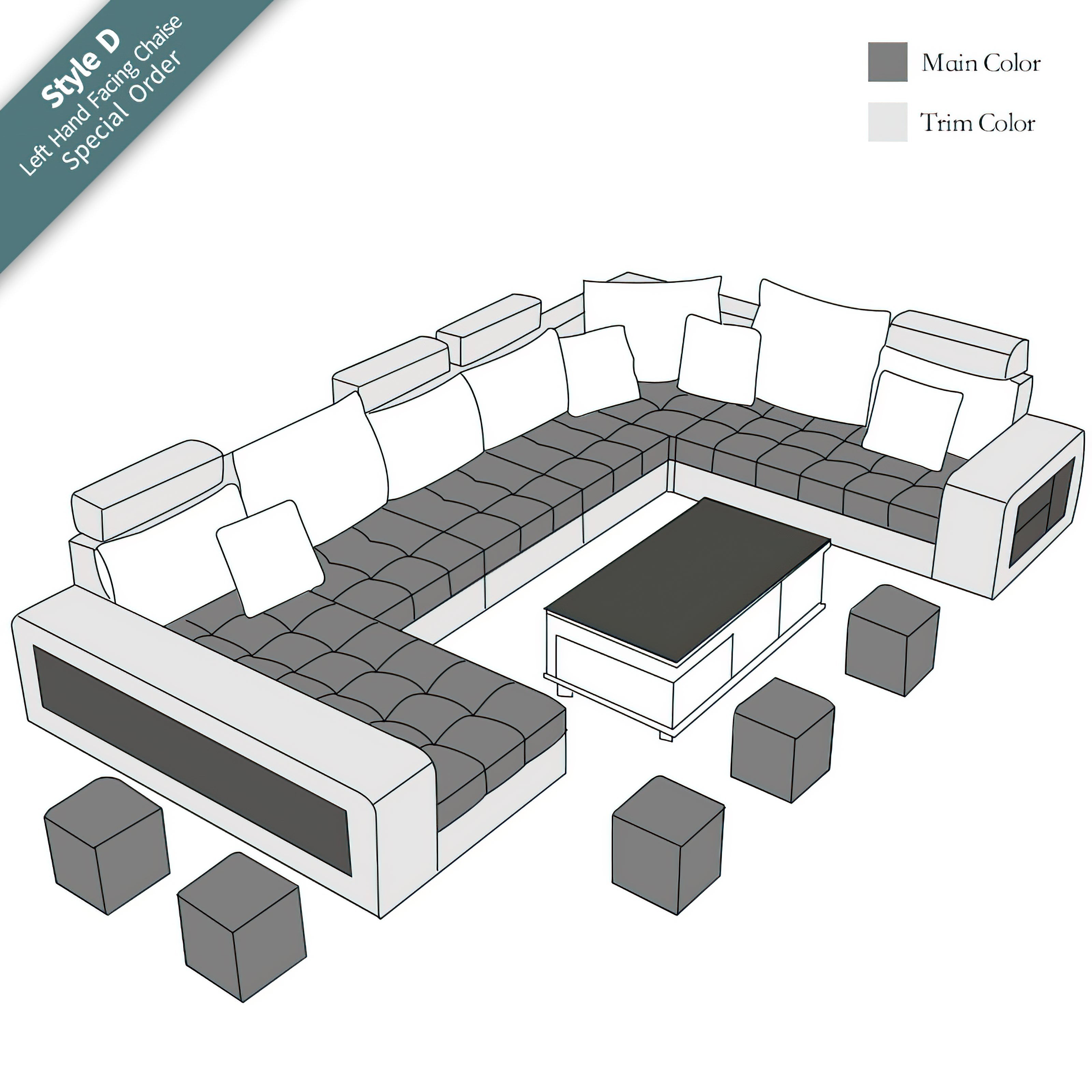 Selena Modular Tufted Sectional
