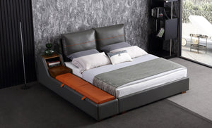 Albion Modern Leather Bed With Storage | Timeless Furniture