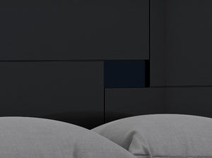 Auburn Modern Black Bed