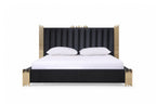 Tavi Modern Black & Gold Bed