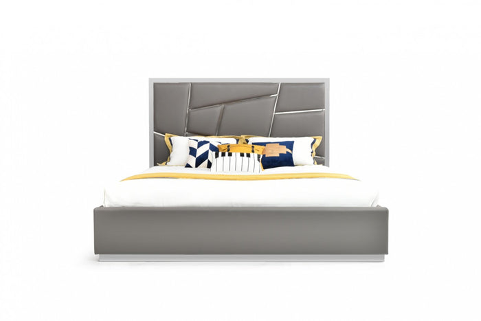 Ceremy Modern Grey Bed