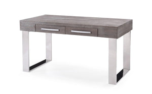 Loui Modern Grey Elm Desk