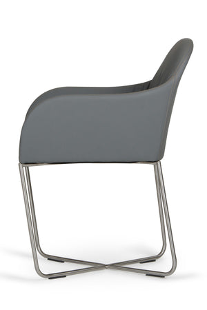 Dining Chair With Stainless Steel Leg