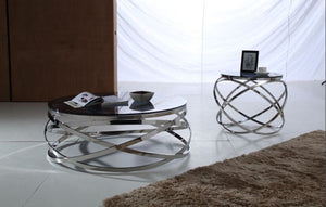 Trikin Contemporary Smoked Glass Coffee Table
