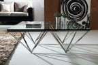 Nop Contemporary Glass Coffee Table