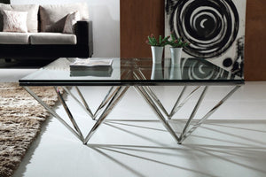 Nop Contemporary Glass Coffee Table