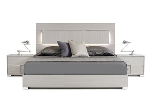 Modrest Izaan Italian Modern Grey Bed