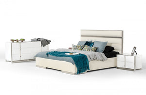 Apede Modern White Bedroom Set