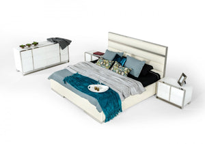 Apede Modern White Bedroom Set
