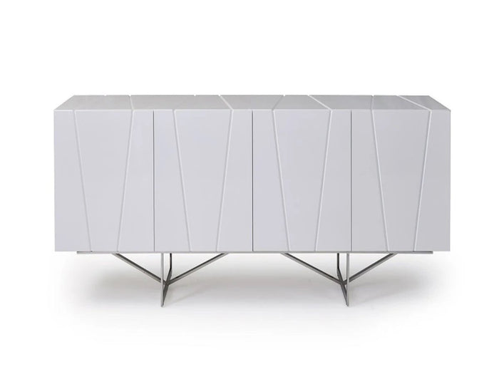 Vernity White Buffet Table