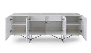 buffet table with storage