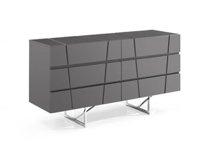 Ceremy Modern Grey Dresser