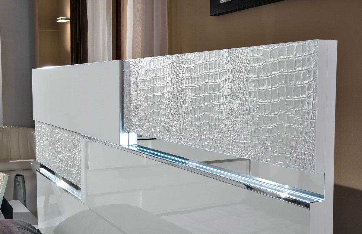 Anderm Italian Modern White Bedroom Set