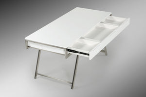 Daqiko Modern White Gloss Desk