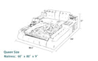 Maysun All in One Smart Bed With Massage Lounge Chaise