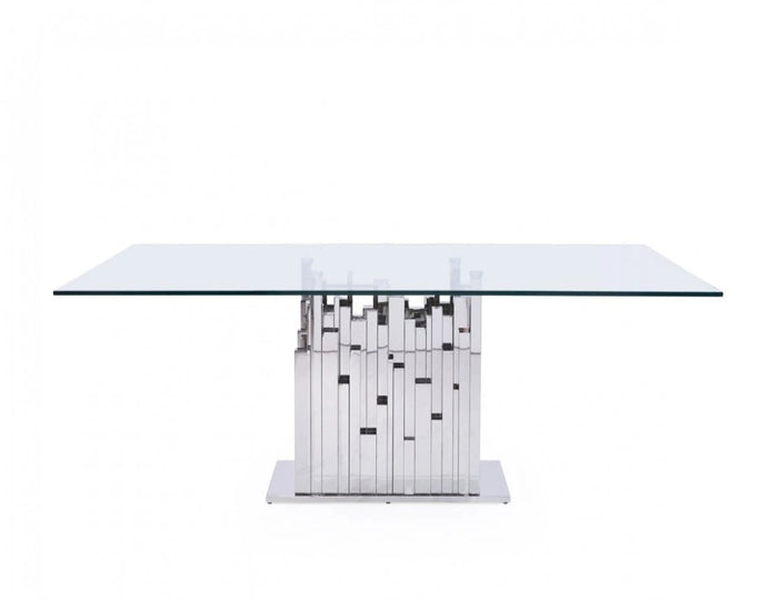 Edward Stainless Steel Dining Table