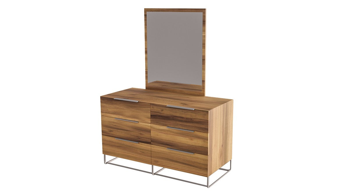 Labolita Italian Modern Light Oak Dresser&Mirror