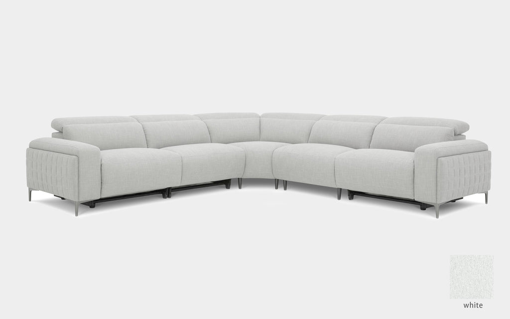 Aiza Modern Sectional with Recliner