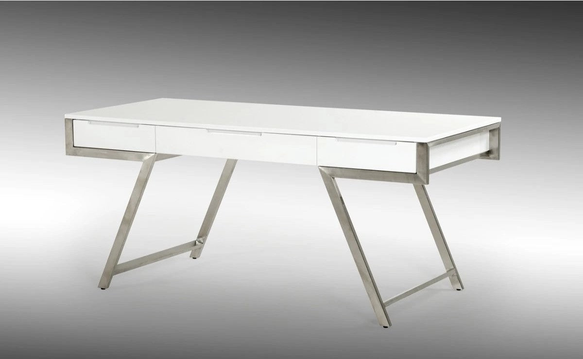 Daqiko Modern White Gloss Desk